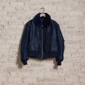 1950's B15-C Flight Bomber Jacket in Navy
