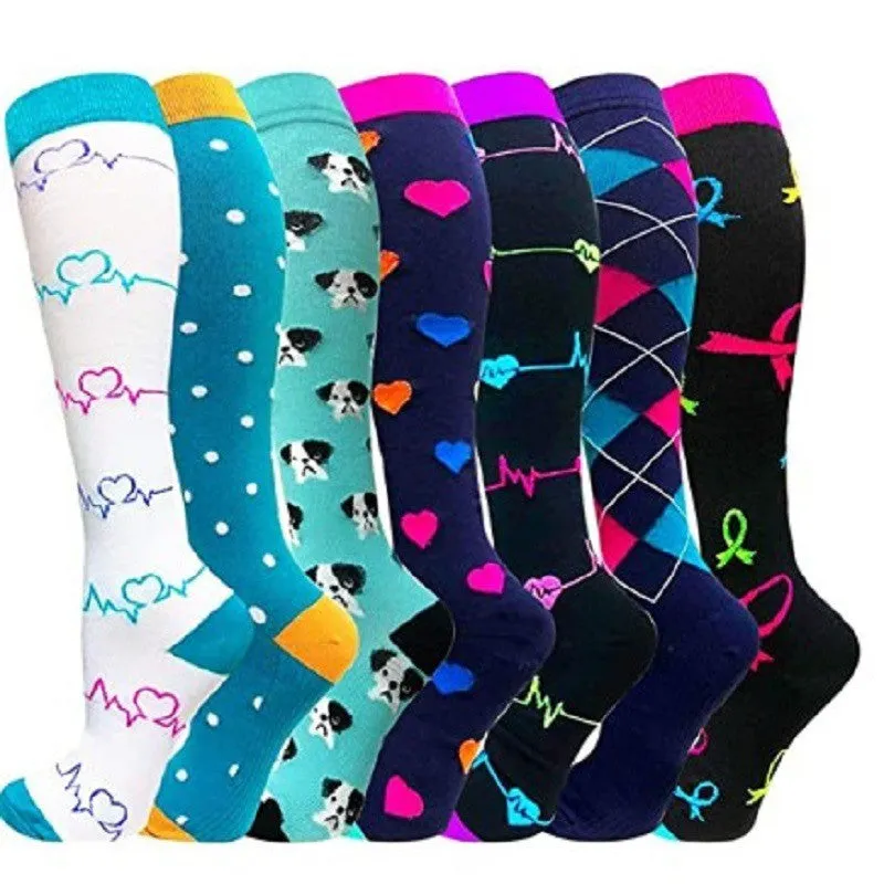 (8 PAIRS) Comelyy Best Compression Socks for Women & Men
