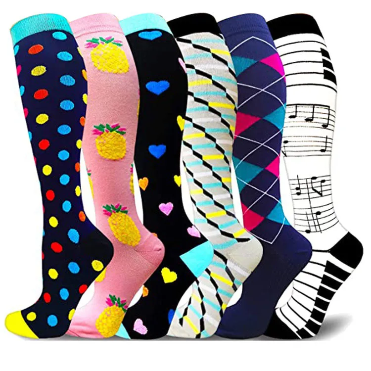 (8 PAIRS) Comelyy Best Compression Socks for Women & Men