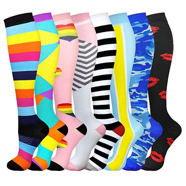 (8 PAIRS) Comelyy Best Compression Socks for Women & Men