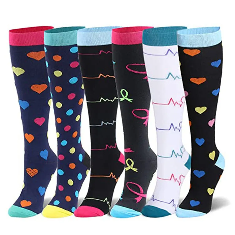 (8 PAIRS) Comelyy Best Compression Socks for Women & Men