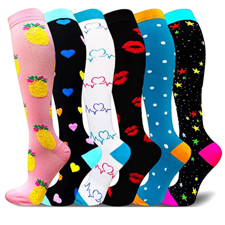 (8 PAIRS) Comelyy Best Compression Socks for Women & Men