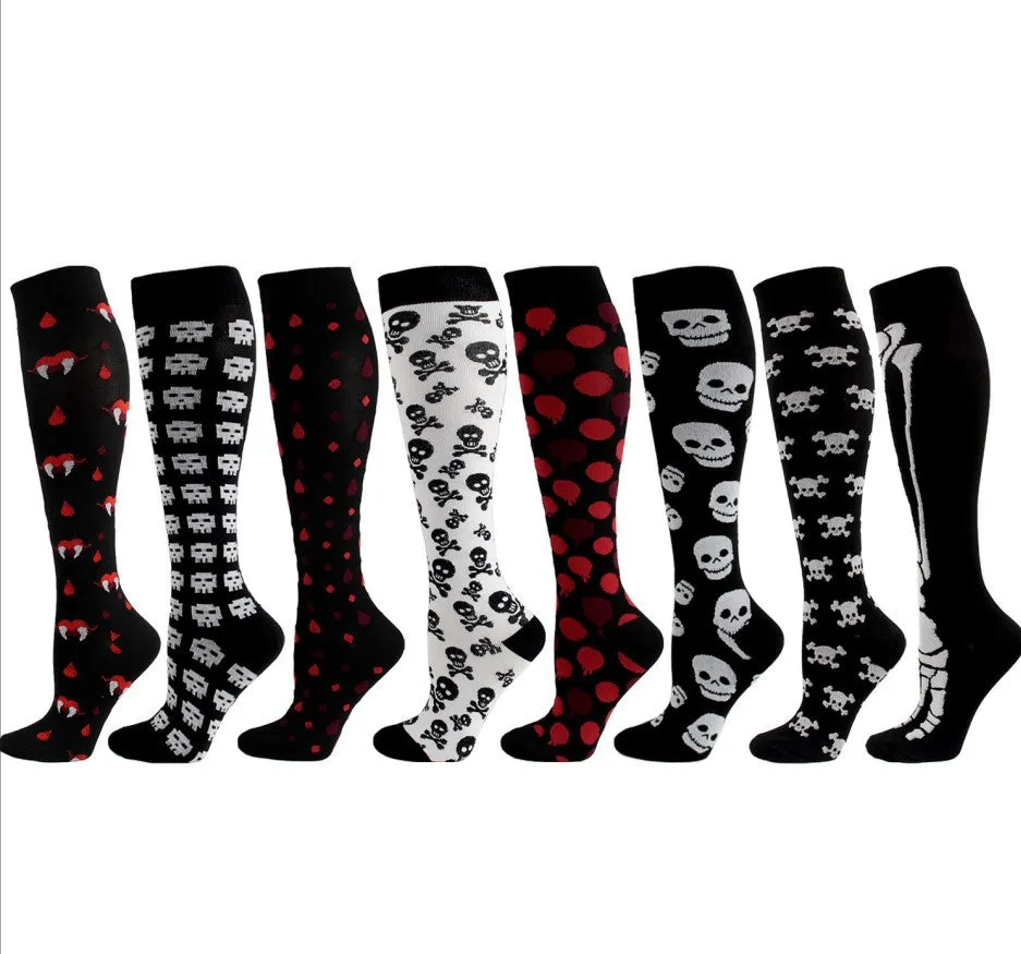 (8 PAIRS) Comelyy Best Compression Socks for Women & Men