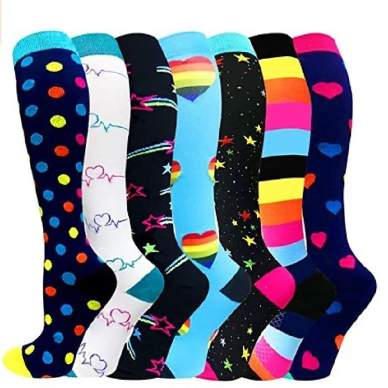 (8 PAIRS) Comelyy Best Compression Socks for Women & Men