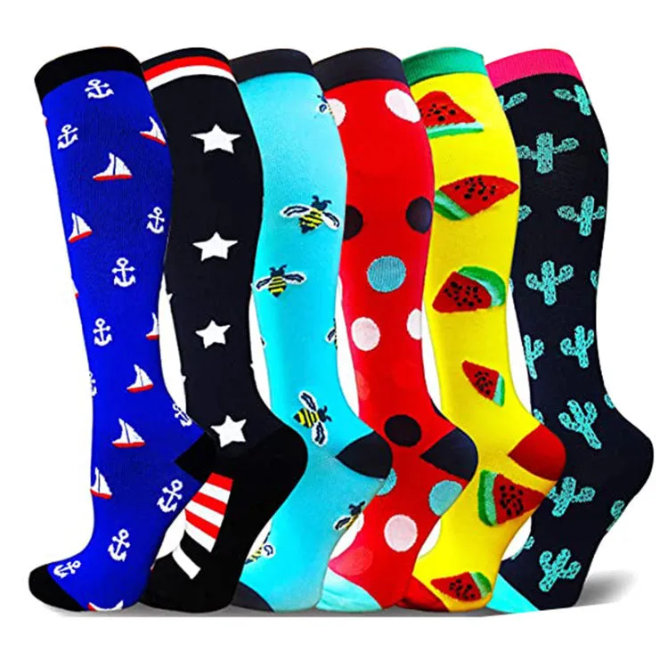 (8 PAIRS) Comelyy Best Compression Socks for Women & Men