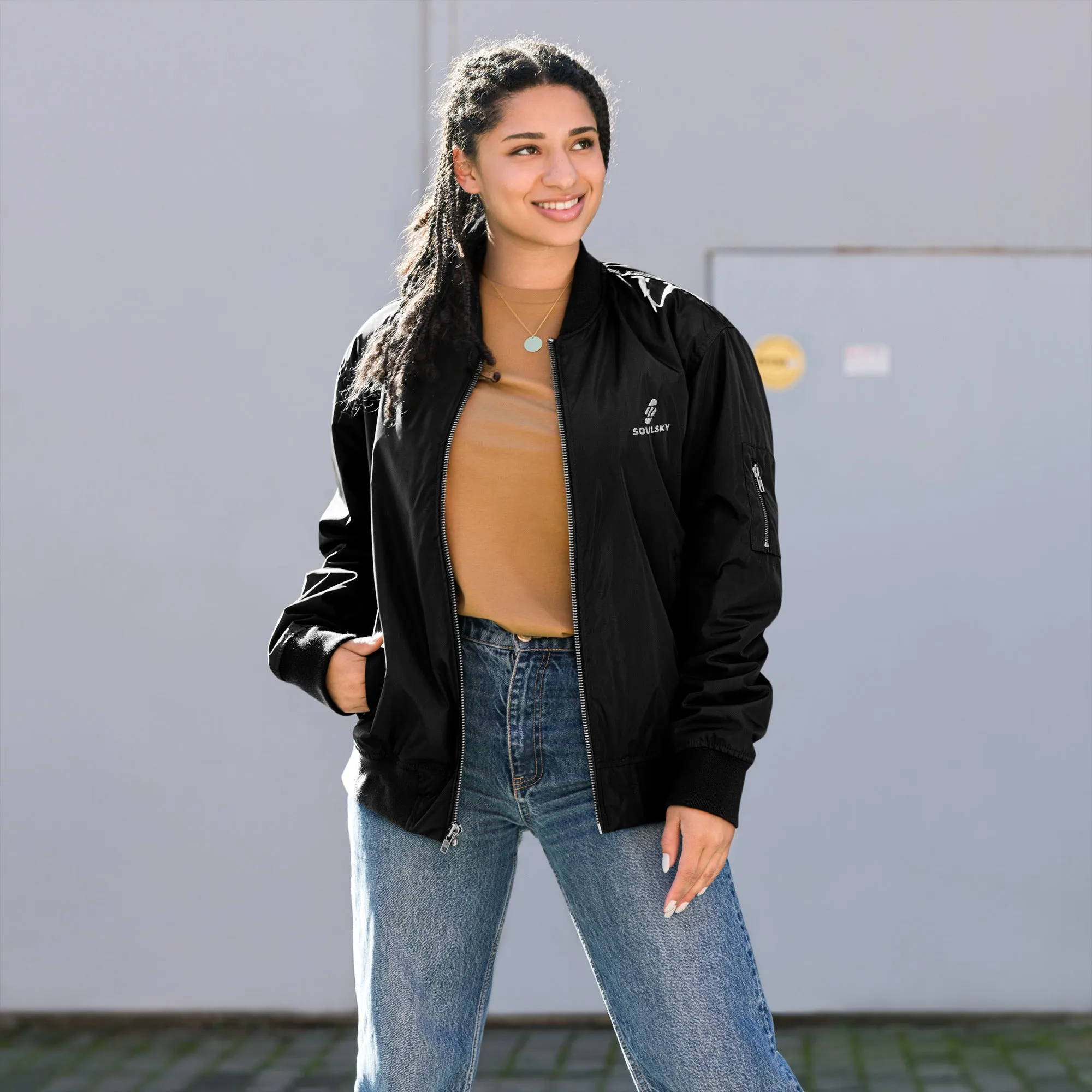ALWAYS LOOK UP Premium Bomber Jacket
