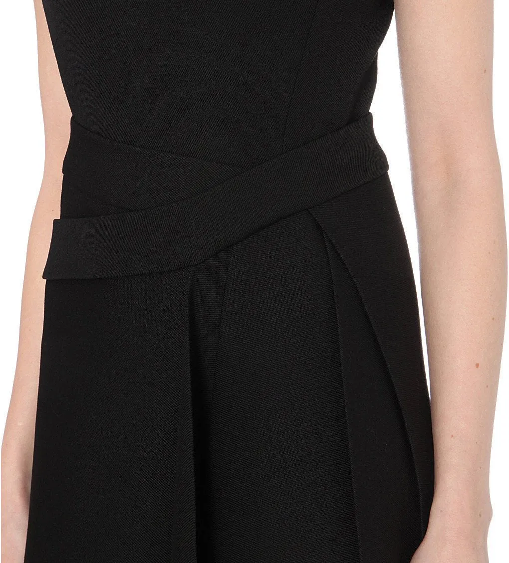 Asymmetric Pleated Dress