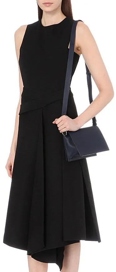 Asymmetric Pleated Dress
