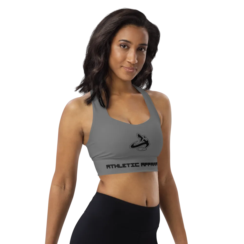 Athletic Apparatus Grey BL Longline sports bra