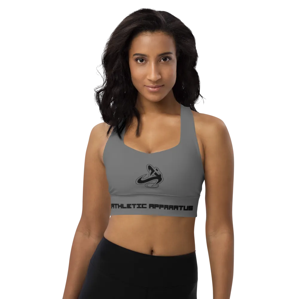 Athletic Apparatus Grey BL Longline sports bra