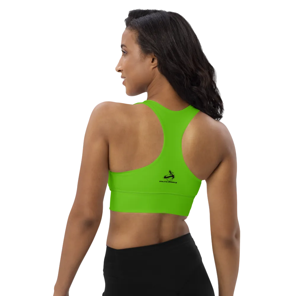 Athletic Apparatus Kelly Green BL Longline sports bra