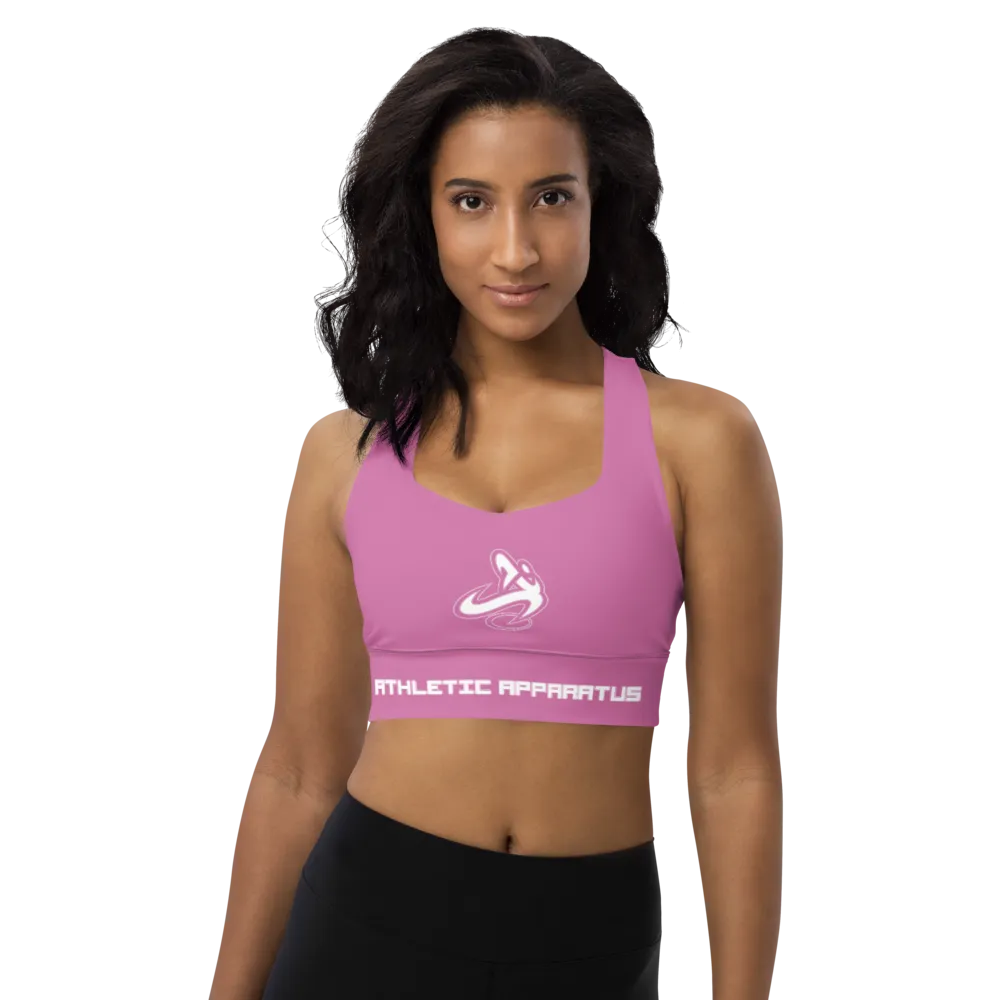 Athletic Apparatus Pink 1 WL Longline sports bra