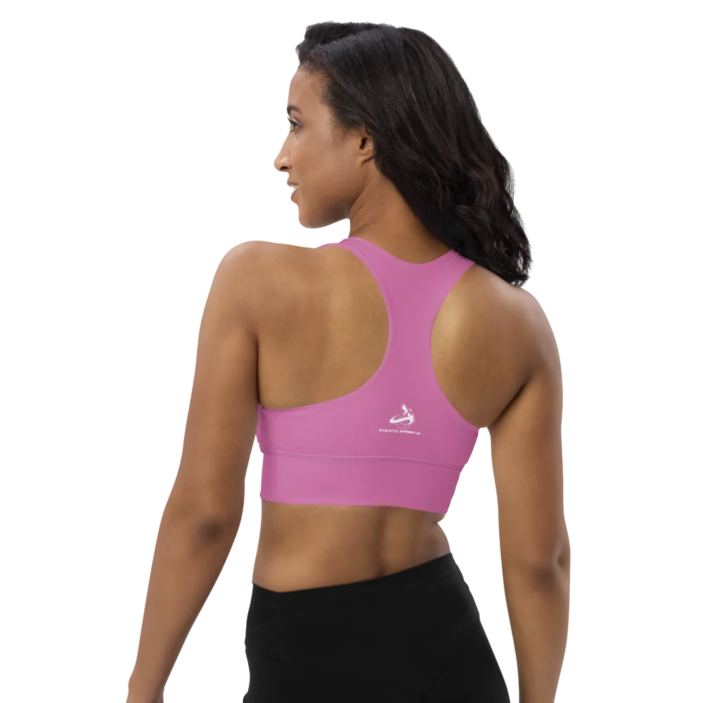 Athletic Apparatus Pink 1 WL Longline sports bra