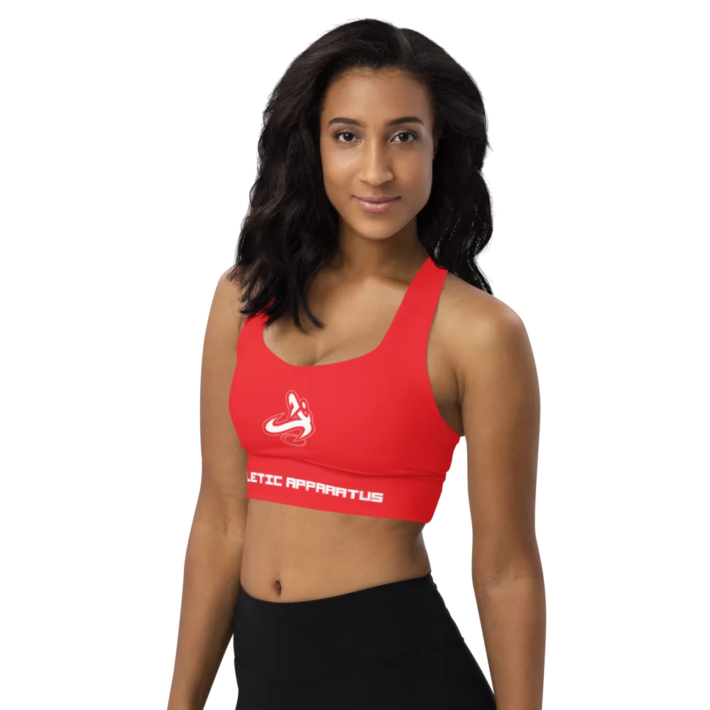Athletic Apparatus Red 1 WL Longline sports bra