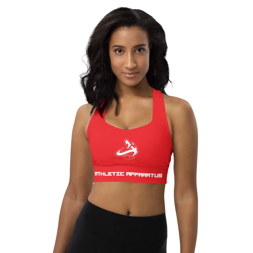 Athletic Apparatus Red 1 WL Longline sports bra