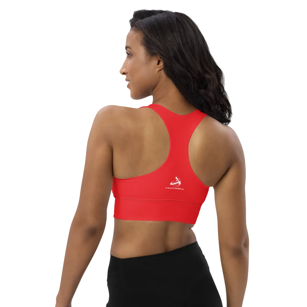 Athletic Apparatus Red 1 WL Longline sports bra