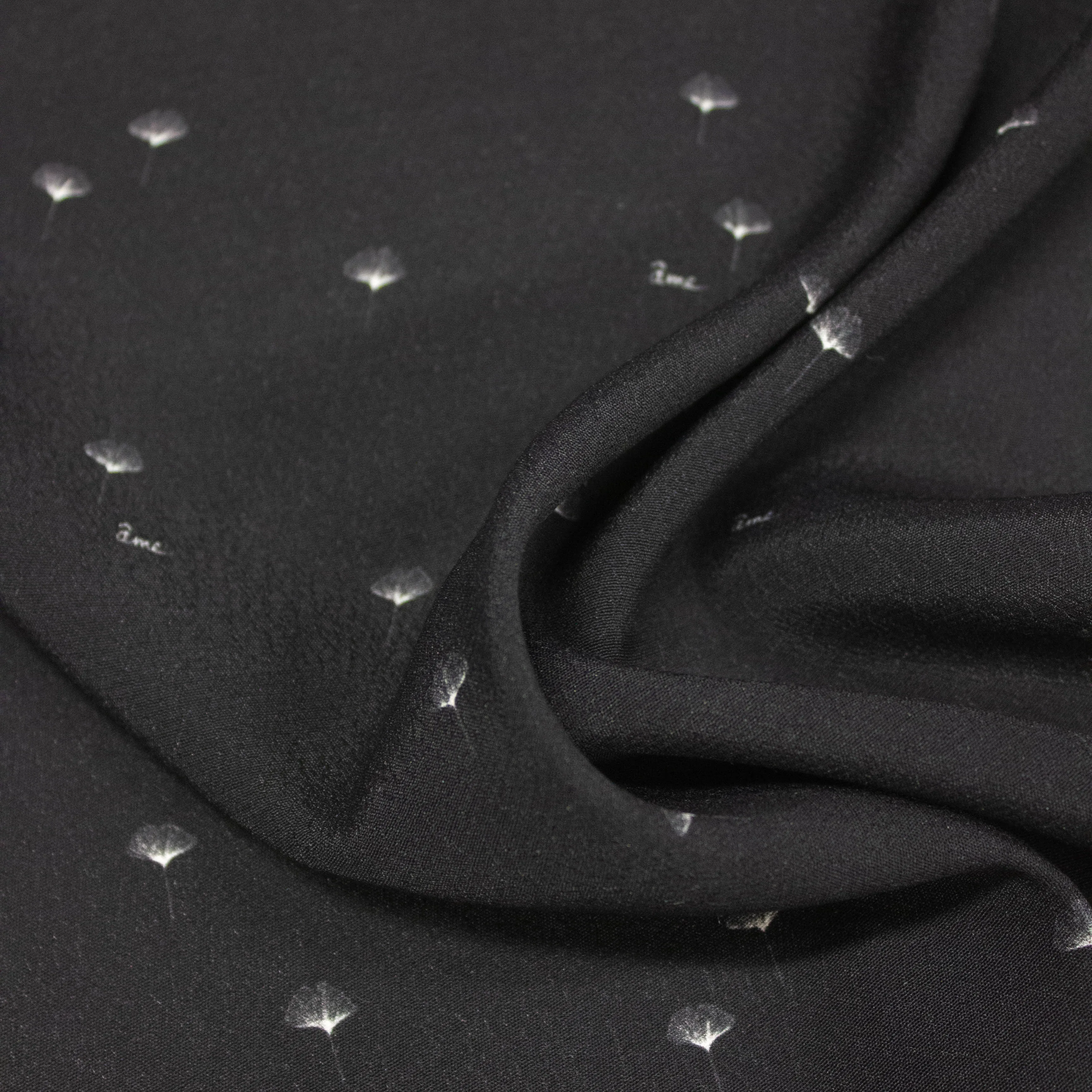 Avelyn Black Floral Viscose