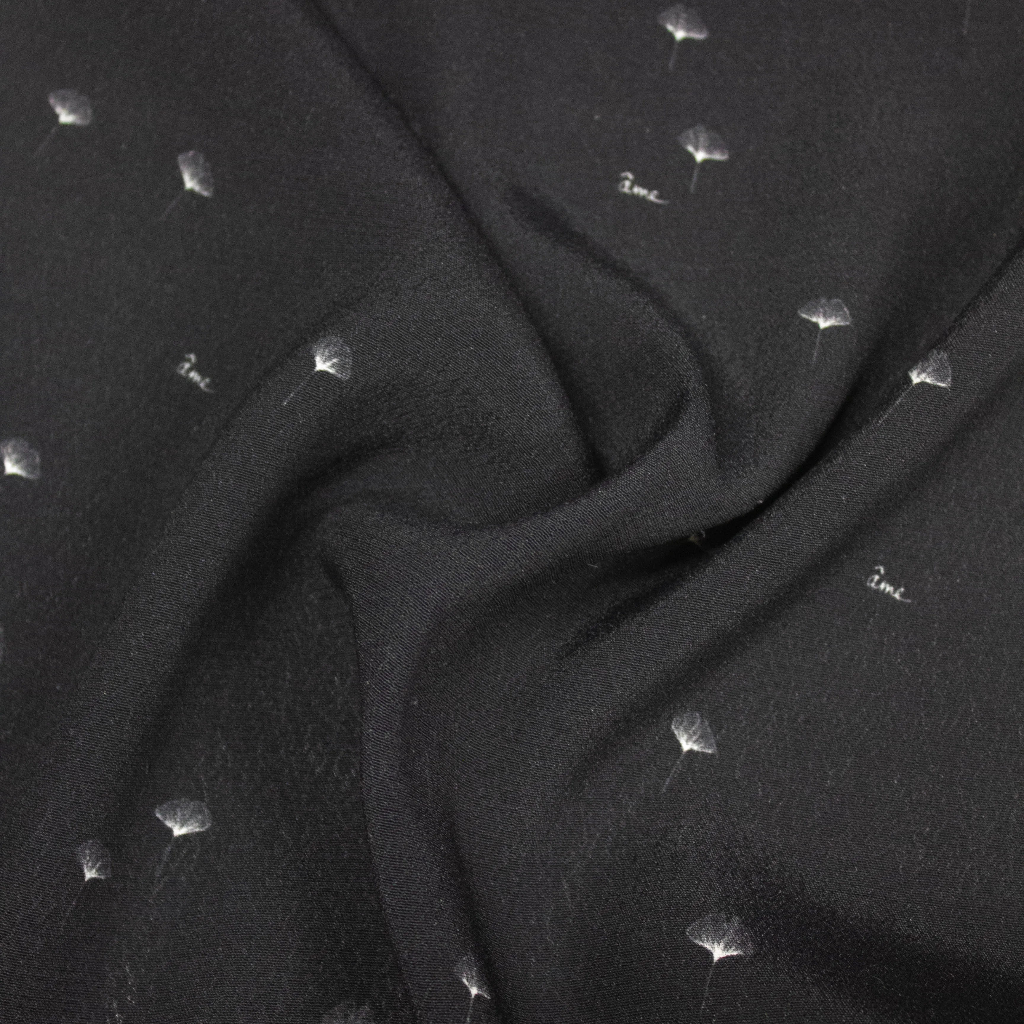Avelyn Black Floral Viscose