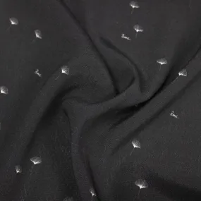 Avelyn Black Floral Viscose