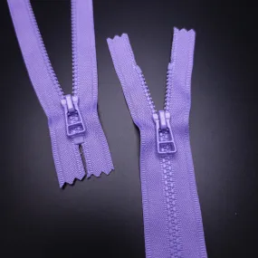 Closed End Zippers | Molded Plastic | 9.5" - 24 cm | Lilac