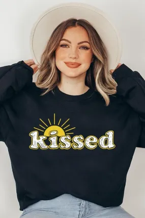 COLOR BEAR Sun Kissed Oversized Graphic Fleece Sweatshirts