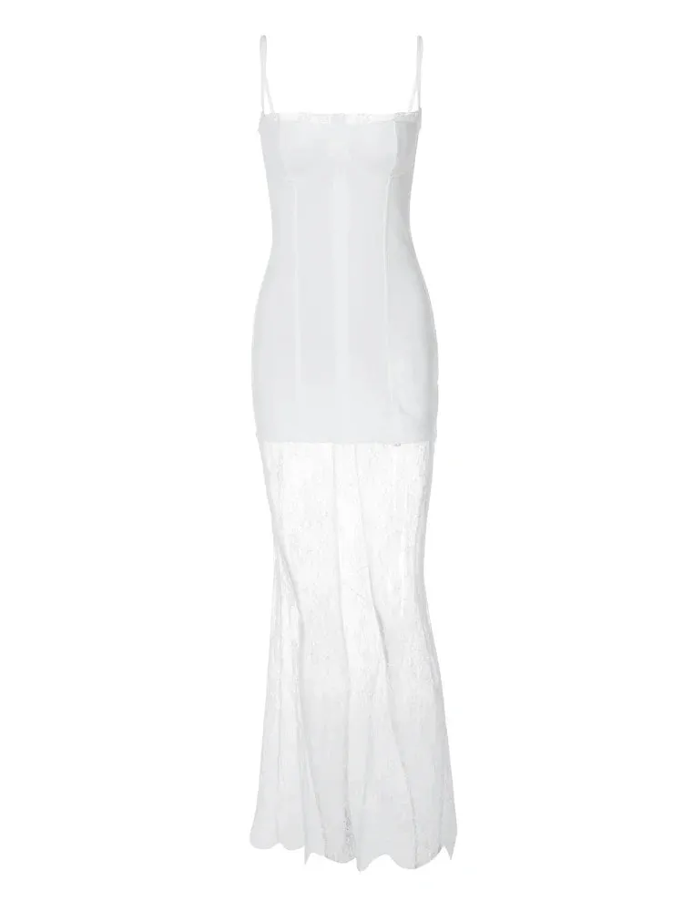 Corset Top and Lace Skirt Dress Perfect for Club Nights