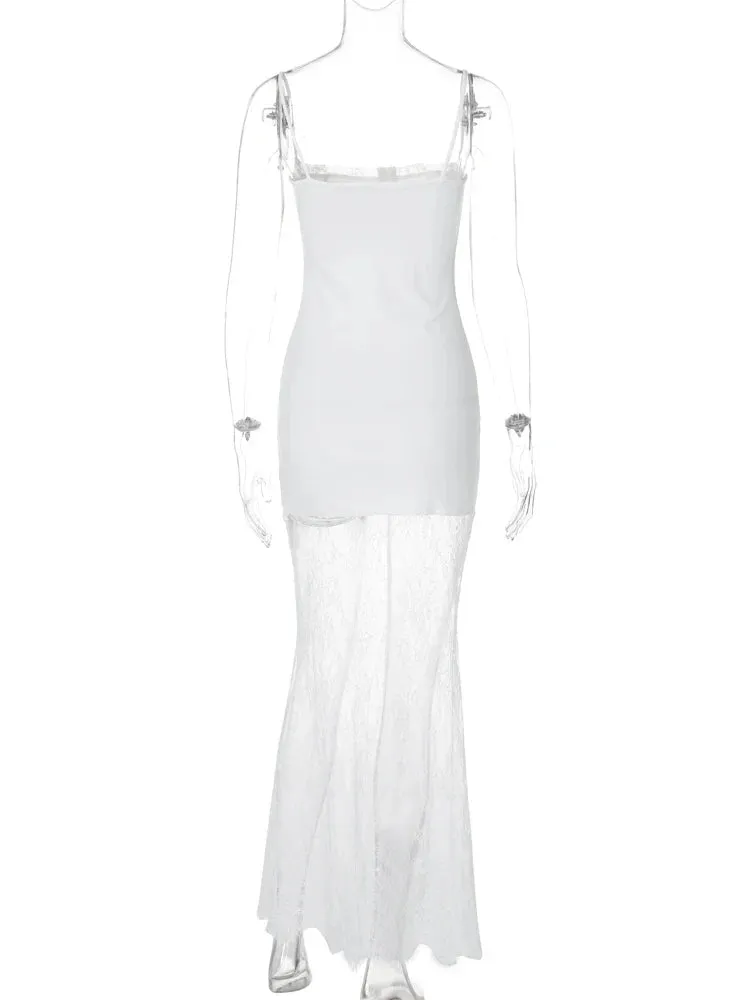 Corset Top and Lace Skirt Dress Perfect for Club Nights