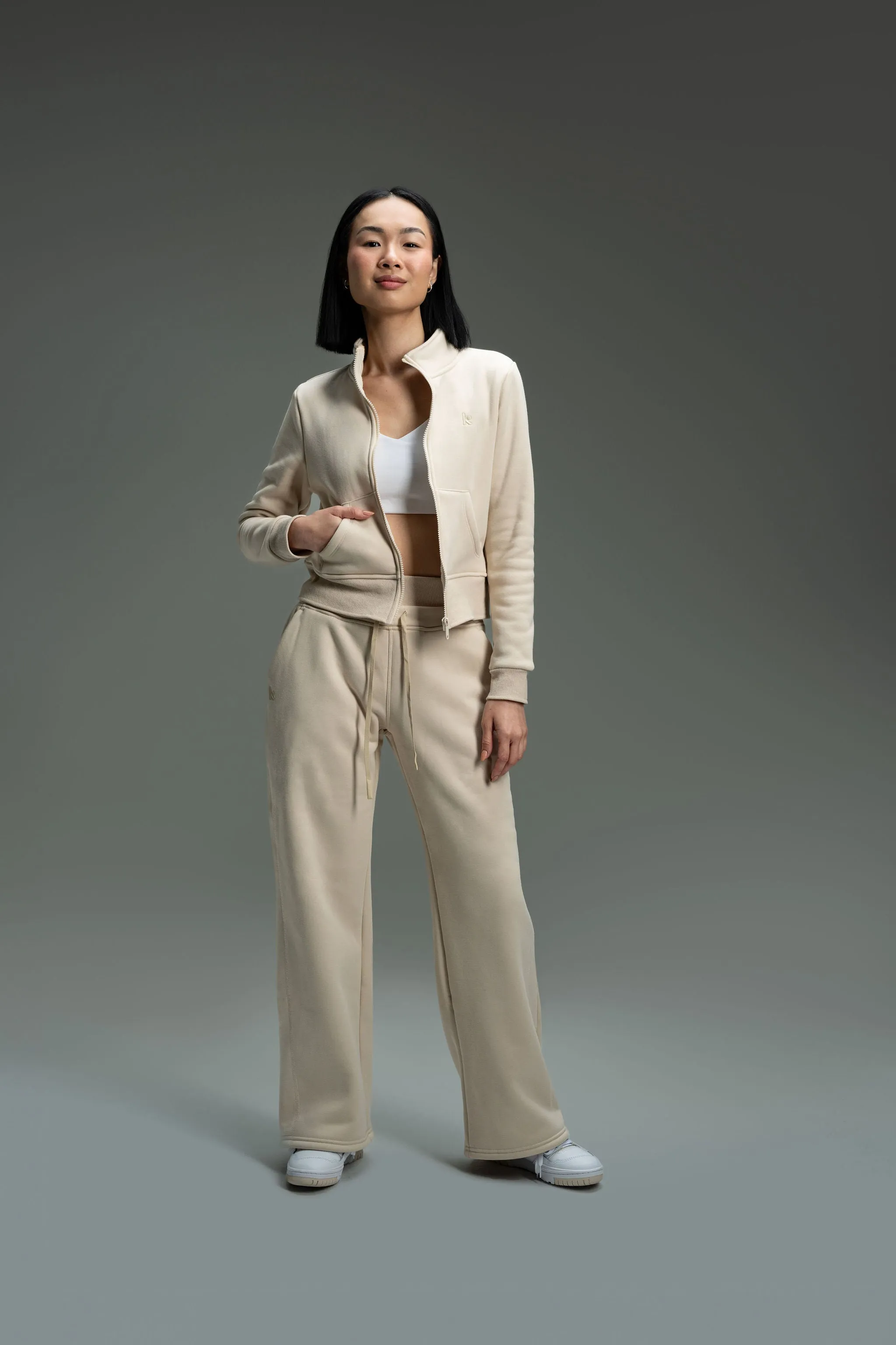 CozyTec Up Jacket  - Blush Nude