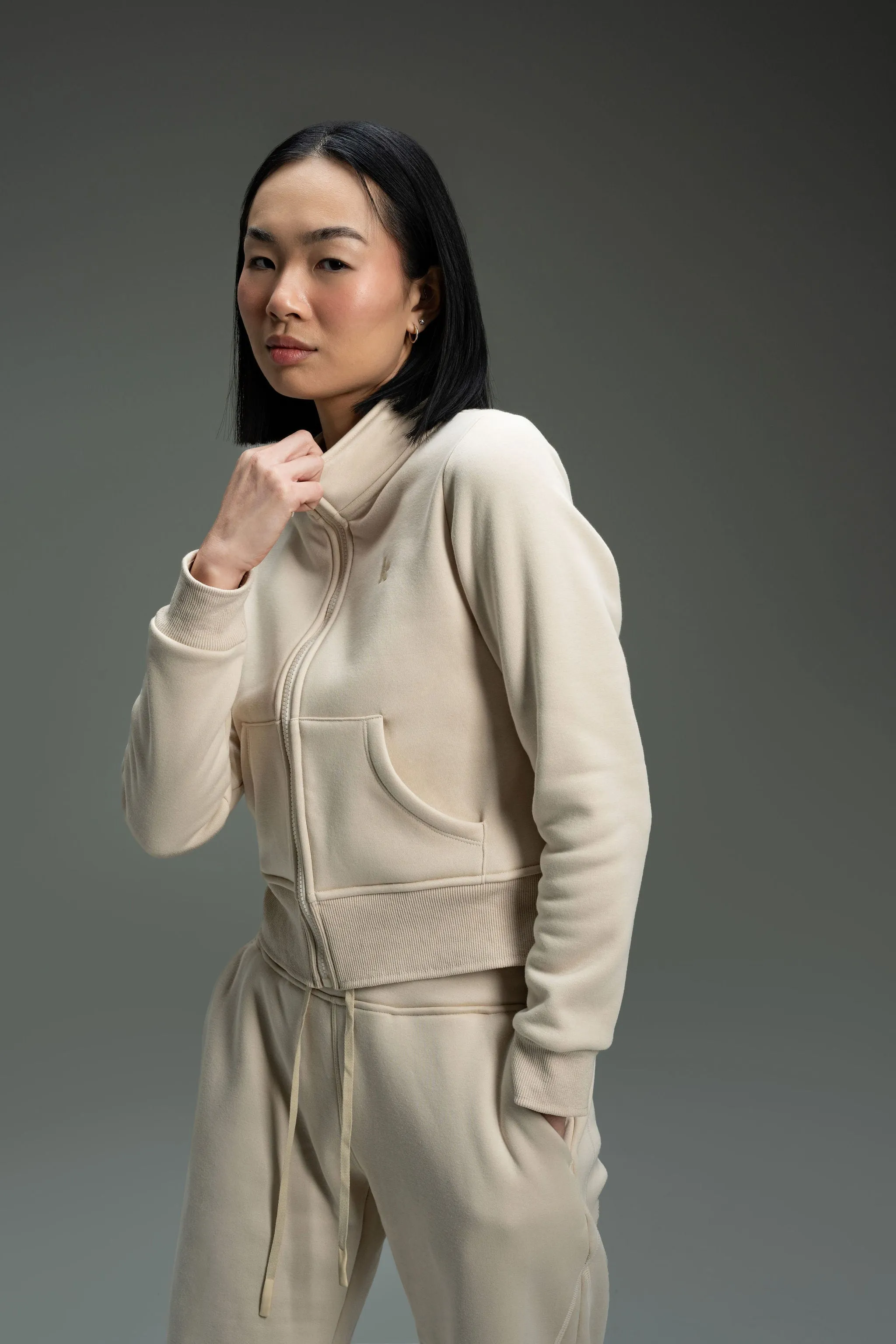 CozyTec Up Jacket  - Blush Nude