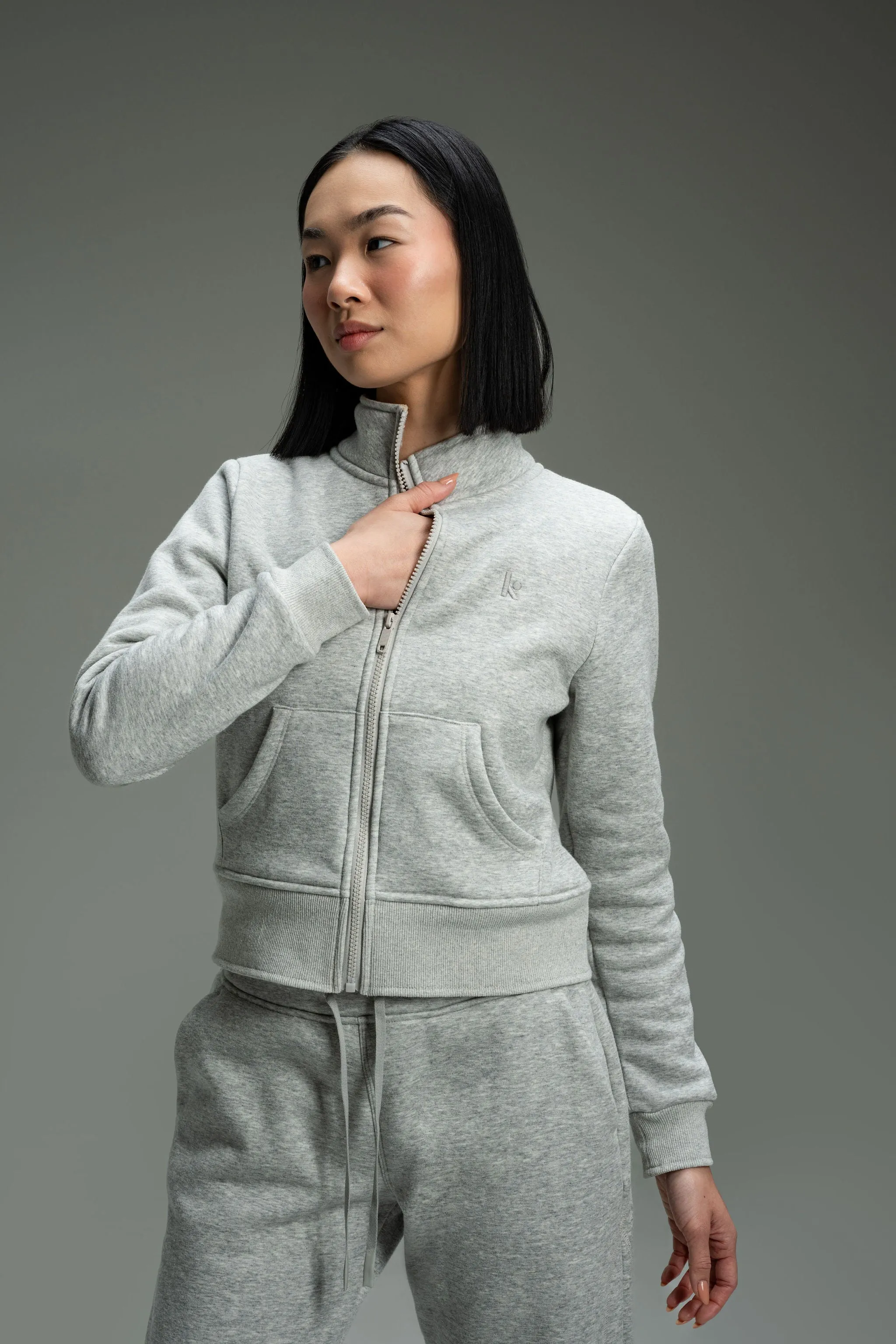 CozyTec Up Jacket  - Heather Grey