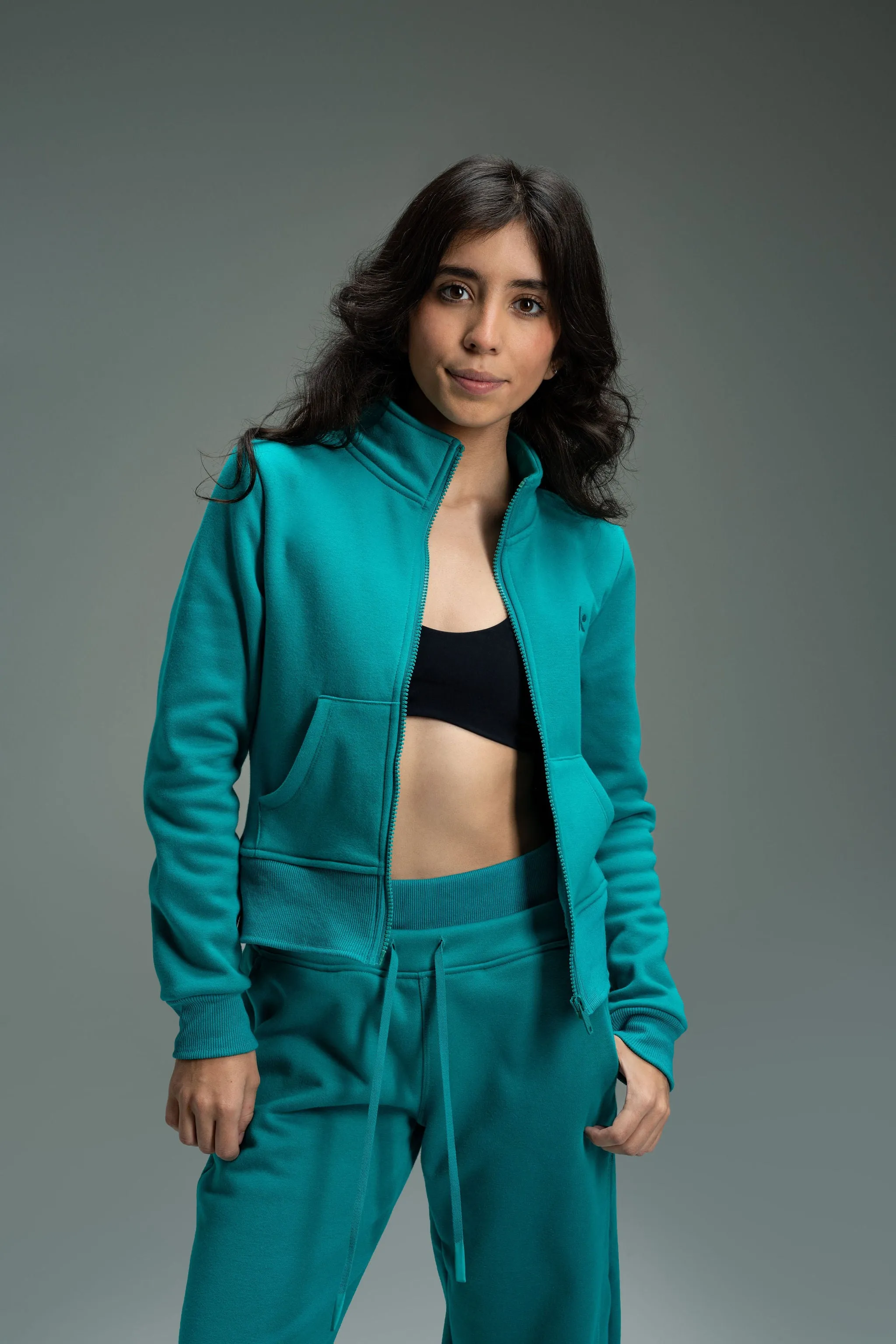 CozyTec Up Jacket  - Tropical Teal