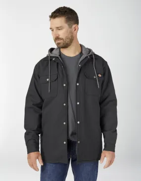 Dickies Fleece Hooded Duck Shirt jacket w/Hydroshield
