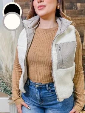 Emerson Shearling Reversible Vest