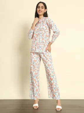 Floral Linen Pants
