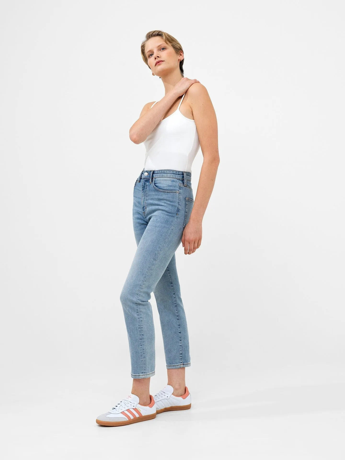 French Connection Stretch Cigarette Ankle Denim