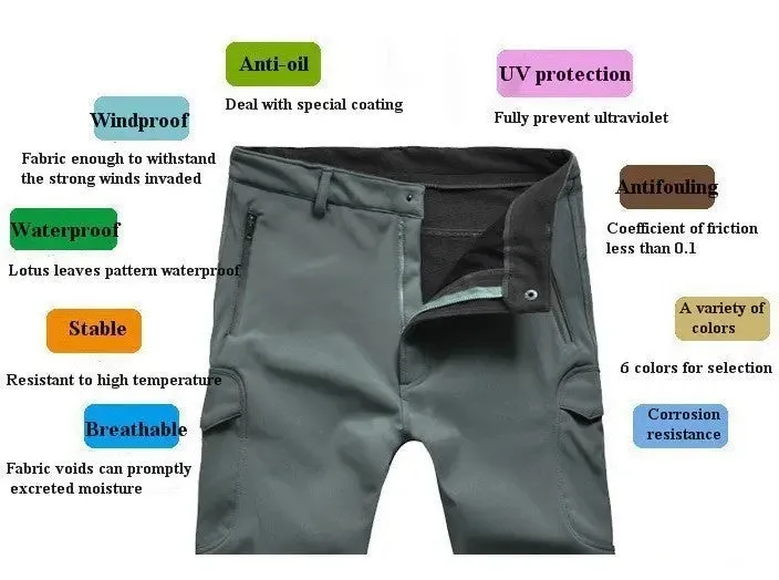Hunting - Hiking Shark Skin Soft Shell pants