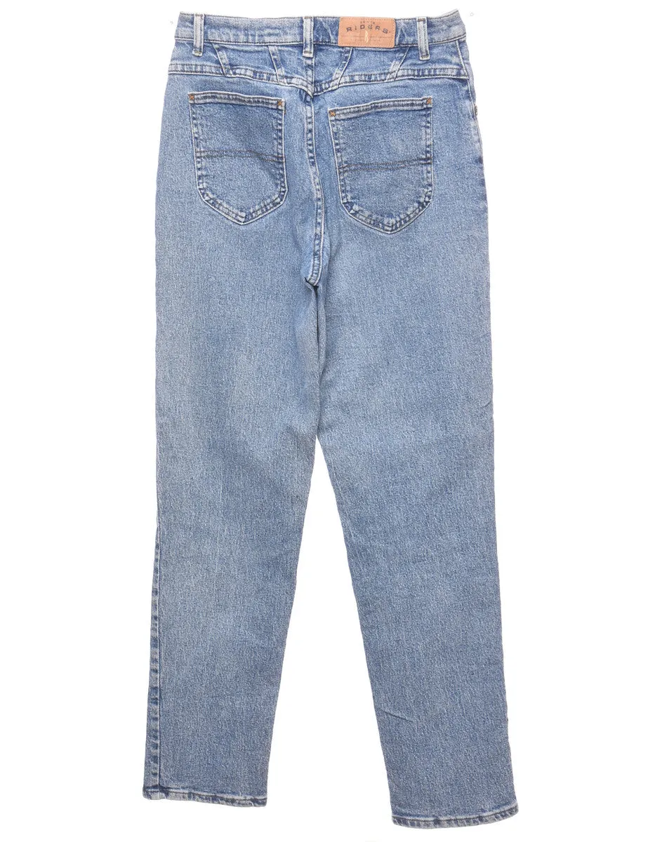 Light Wash Tapered Jeans - W28 L30
