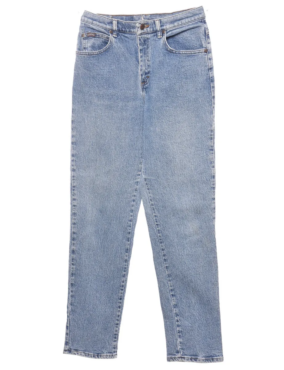 Light Wash Tapered Jeans - W28 L30