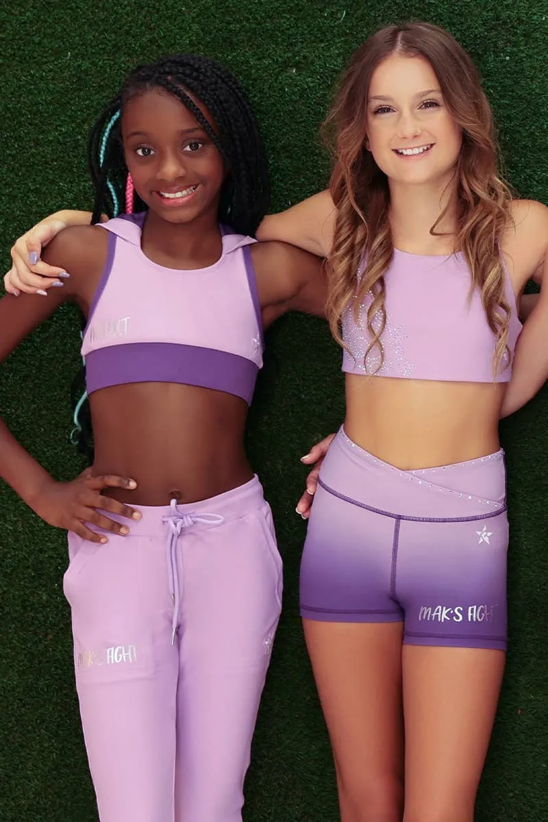 Mak's Fight Jogger in Lavender - Special Order