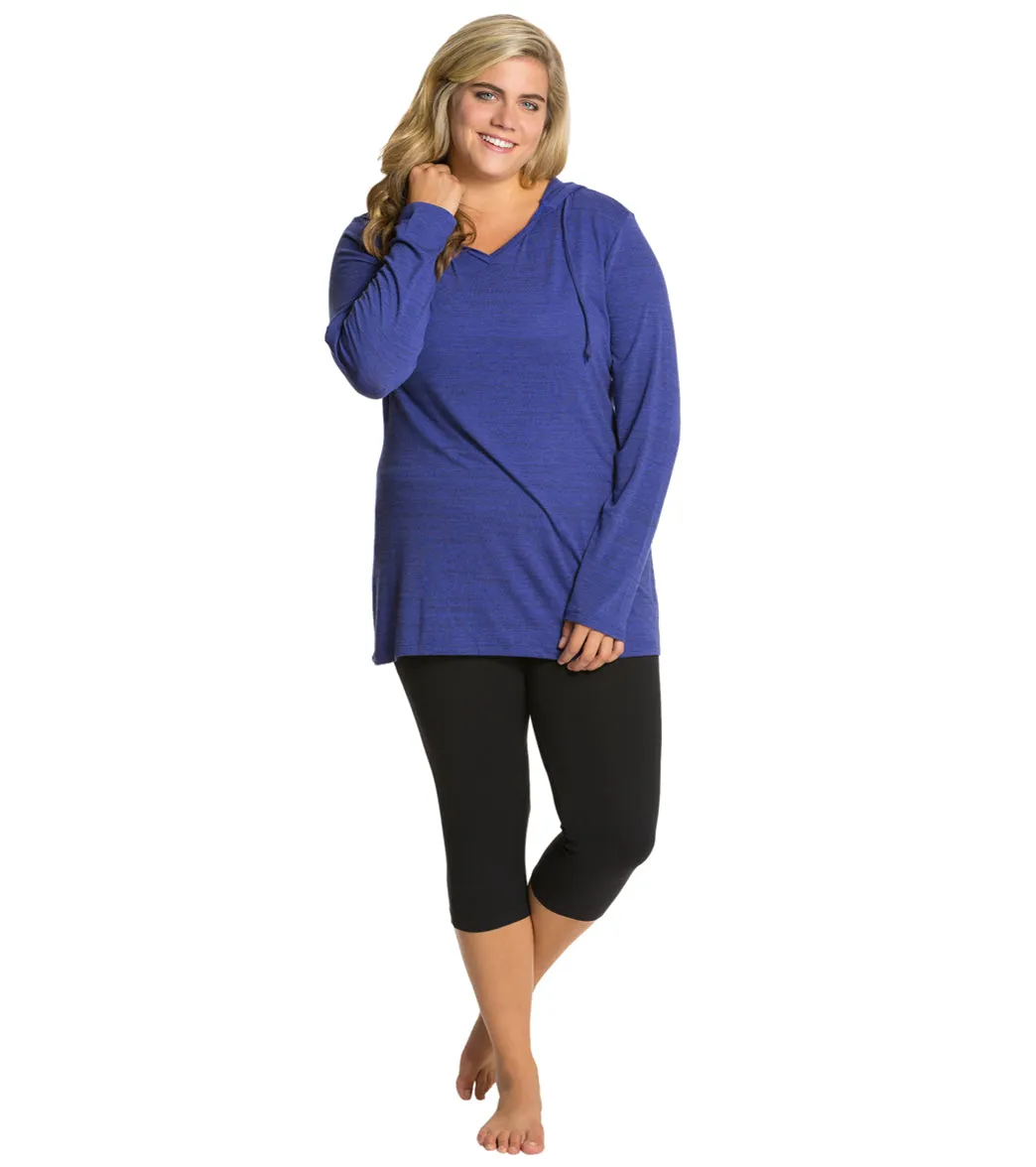 Marika Plus Size Flat Waisted Yoga Capris