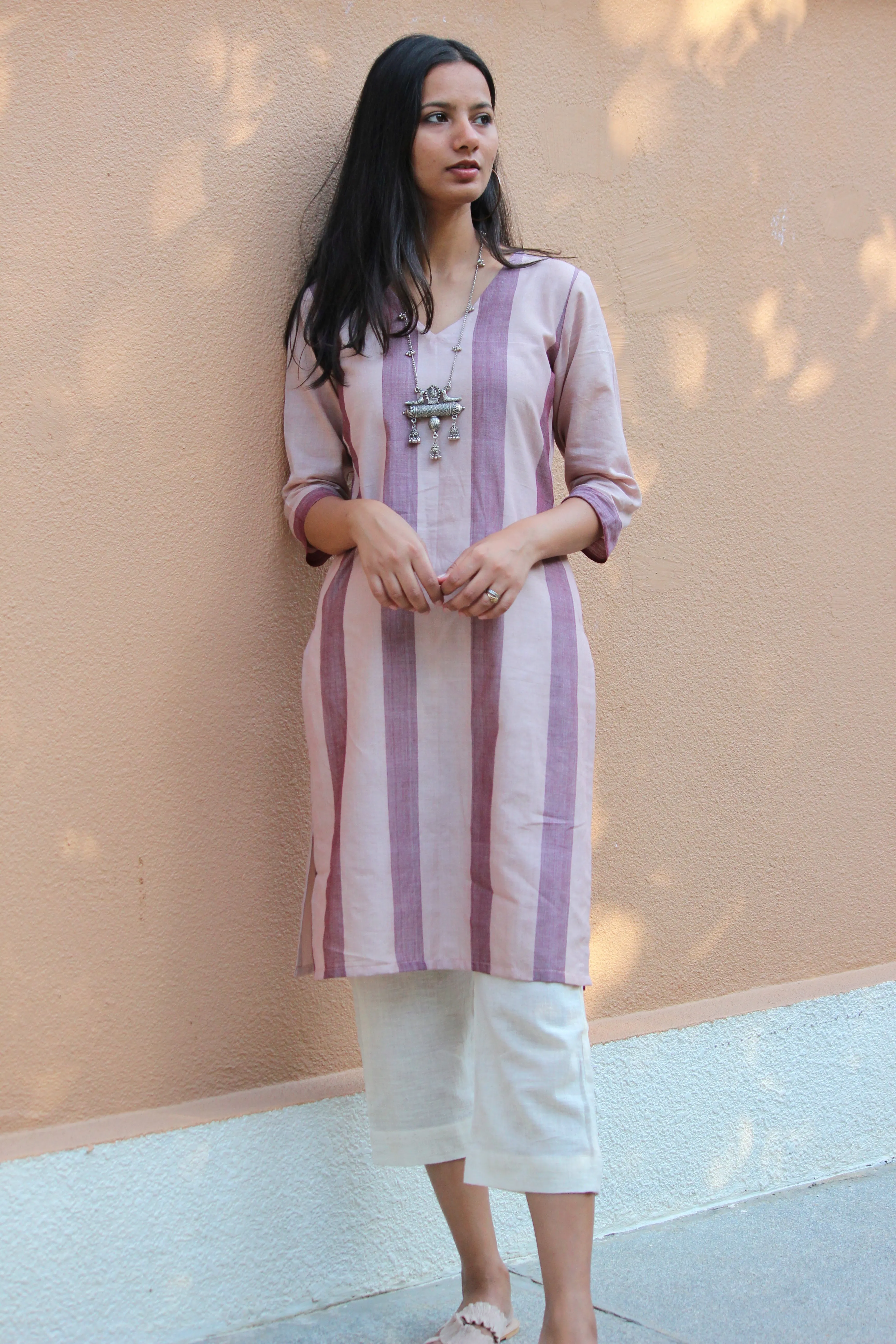 Mauve Kurta