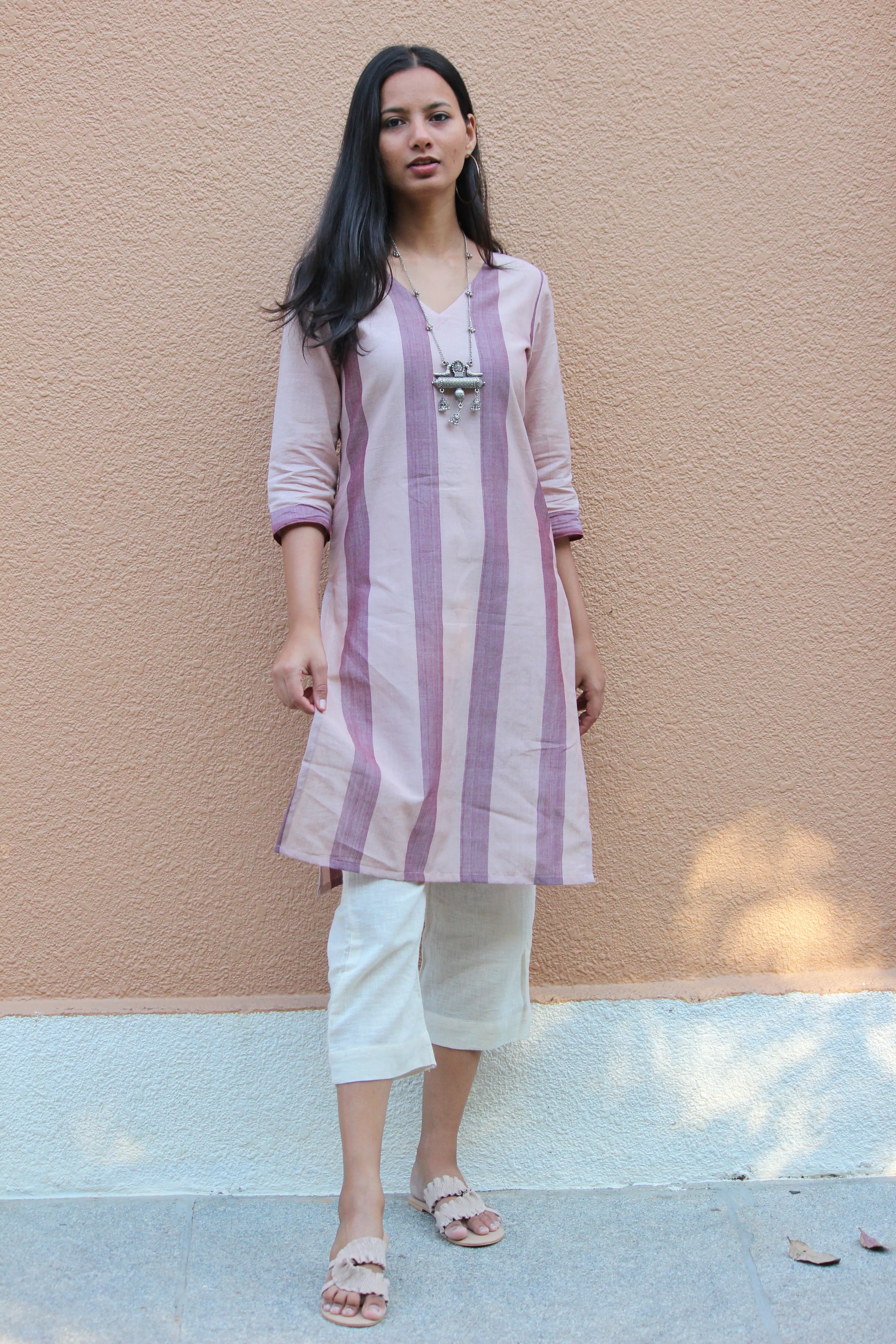Mauve Kurta