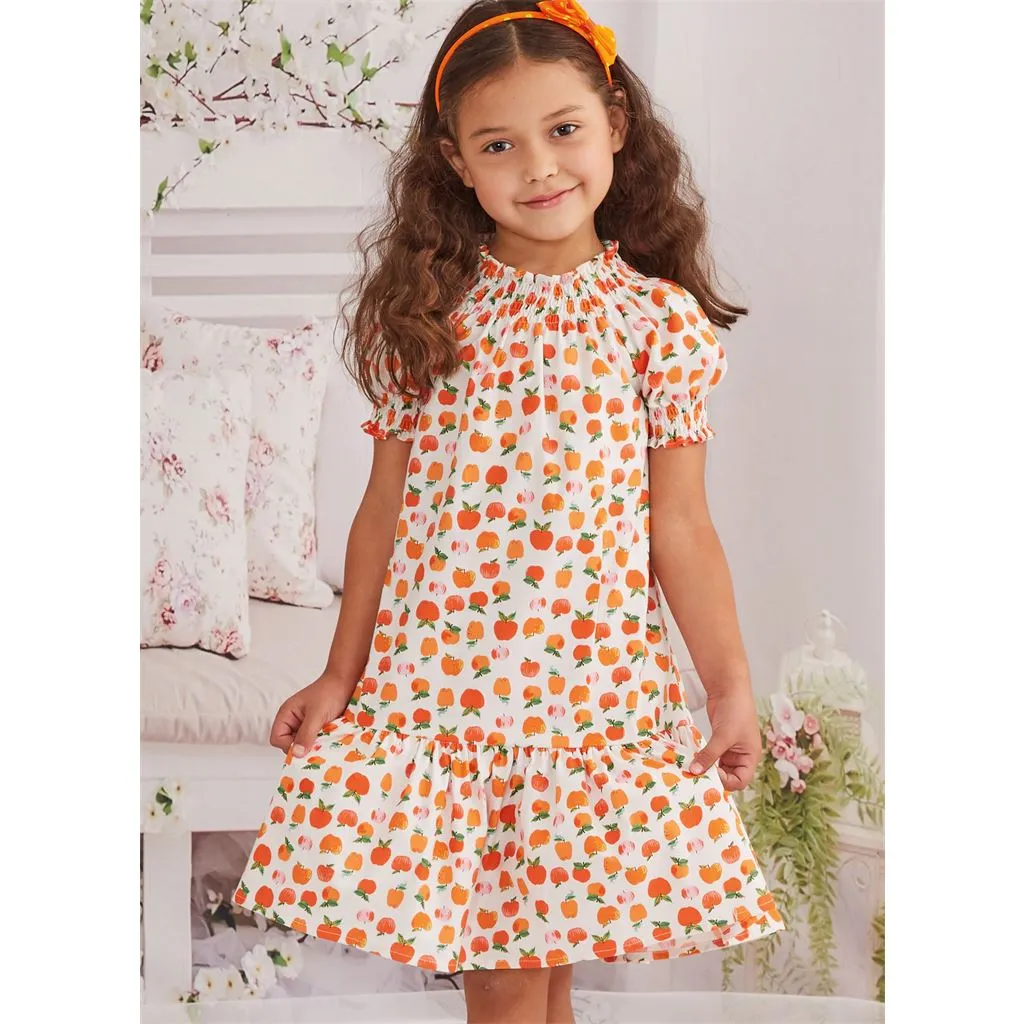 McCall's Pattern M8283 Children's and Girls' Dresses