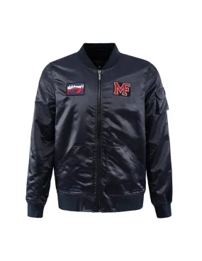 Men Mf Logo Bomber Flight Jacket