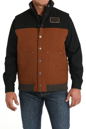 Men's Cinch Reversible Vest Brown