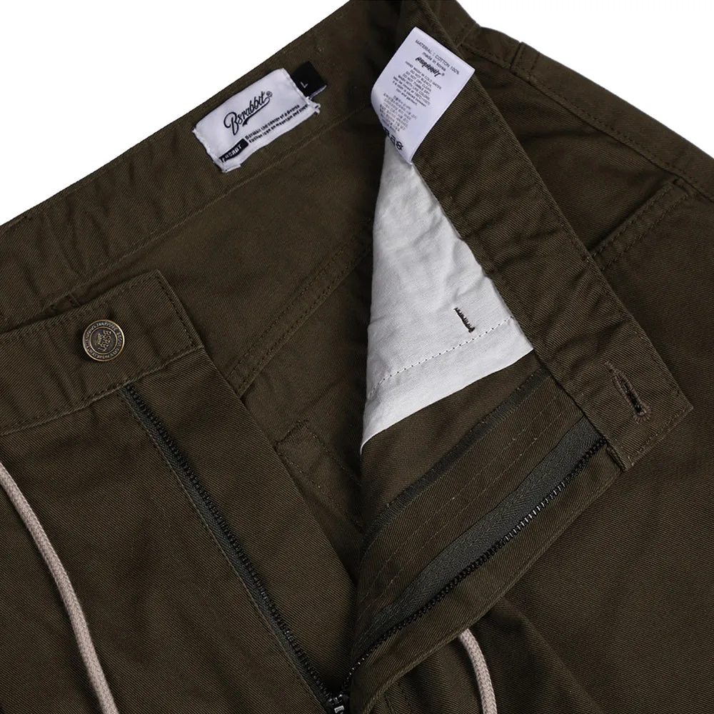 MID90 BAGGY COTTON PANTS DARK KHAKI