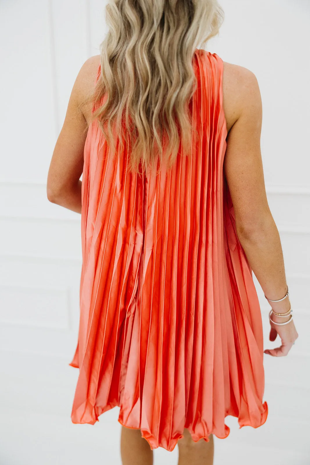 Mika Mini Dress - Coral