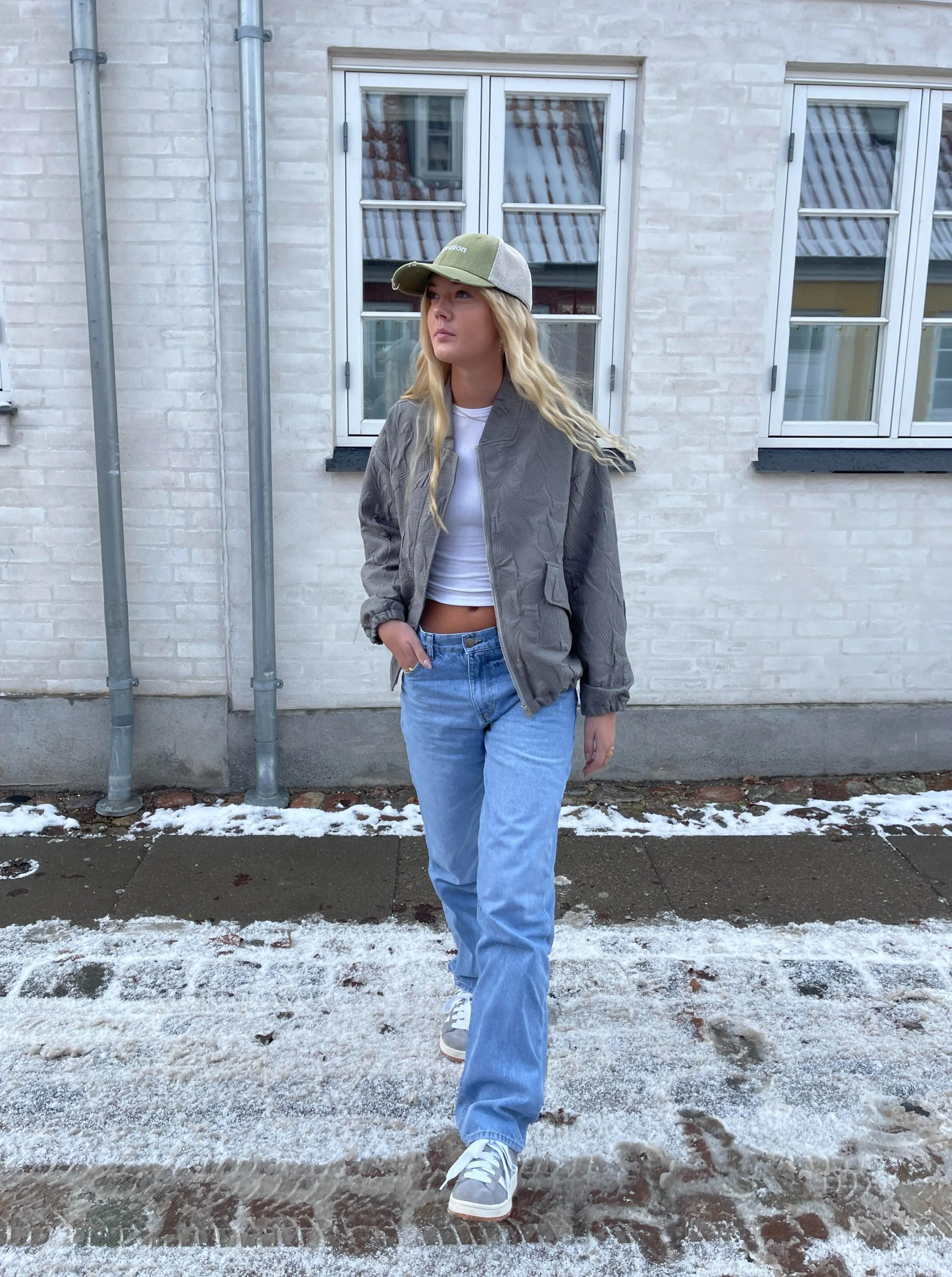 Nyla straight jeans - Light blue