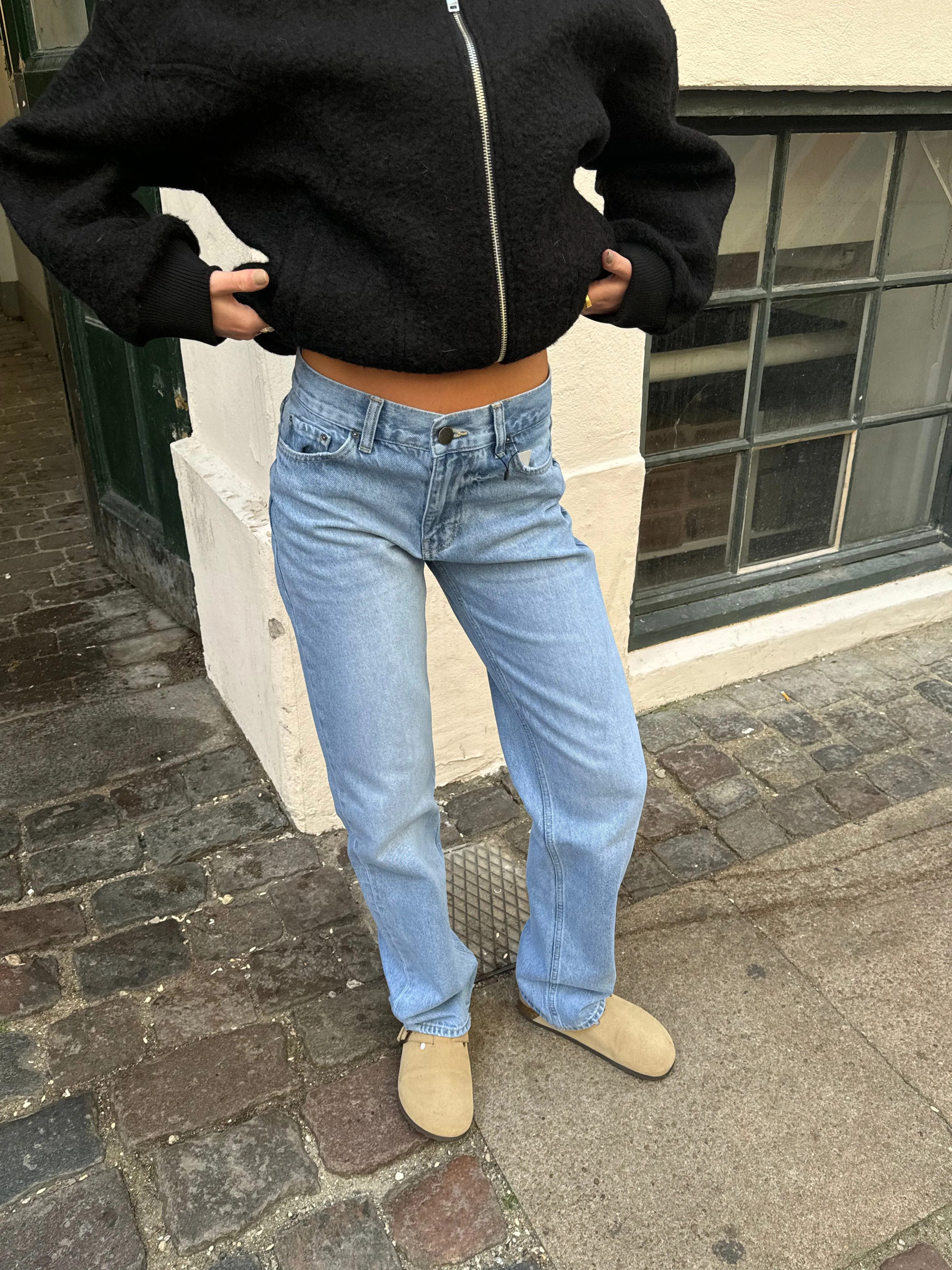Nyla straight jeans - Light blue
