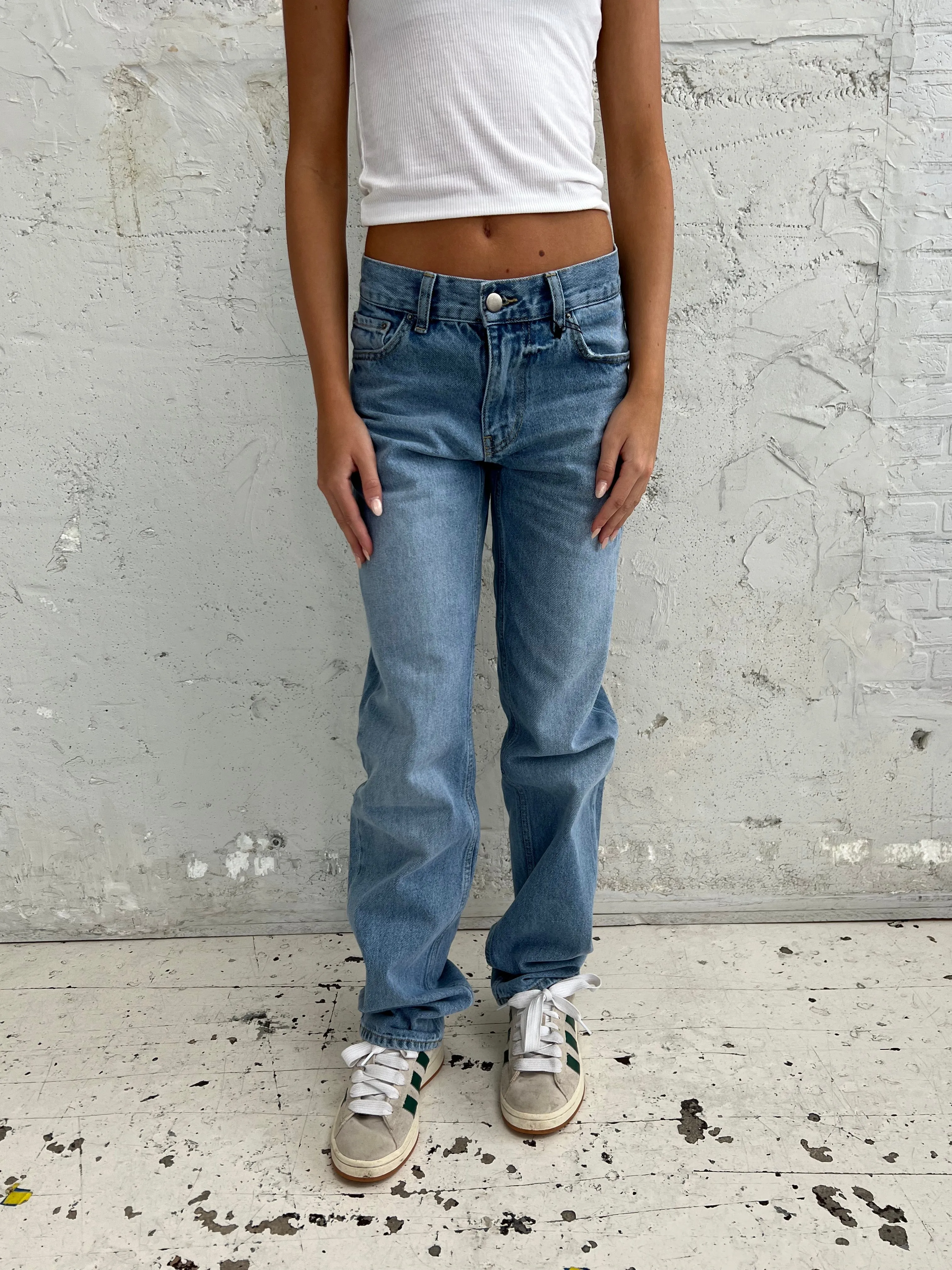 Nyla straight jeans - Light blue